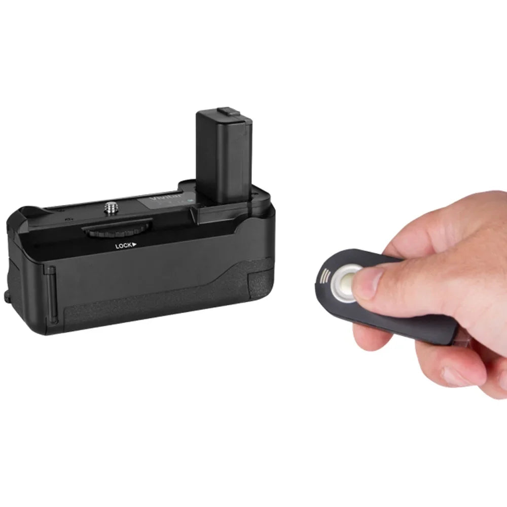 Vivitar Deluxe Power Battery Grip for Sizeony Alpha A6300 + A6500 Camera with Wireless Remote