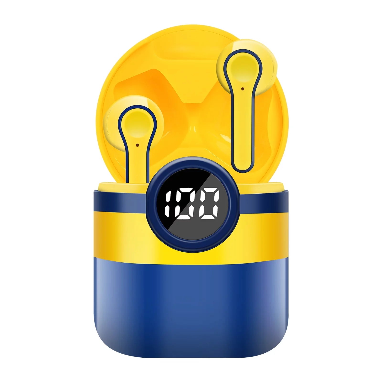 UrbanX Q350 Wireless Earbuds in Ear Bluetooth Headphones For Dell Sizemoke with Microphone & Digital Display IPX7 Waterproof Deep Bass Bluetooth Earbuds for Sizeports Work & Music.