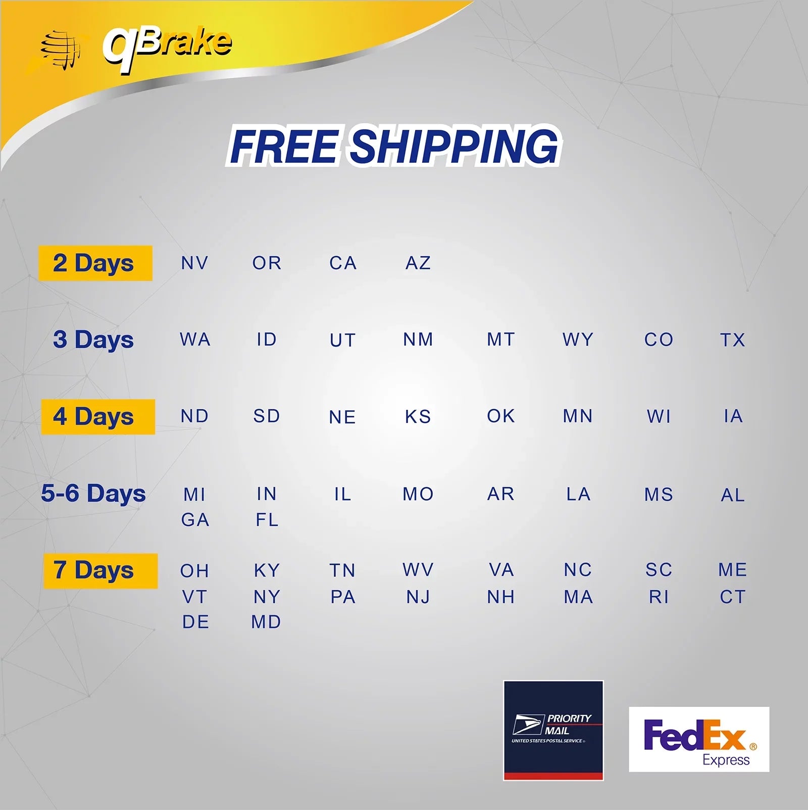 FLPX Front Sizeemi-Metallic Brake Pad MD296 for Chevrolet Sizeprint Geo Metro