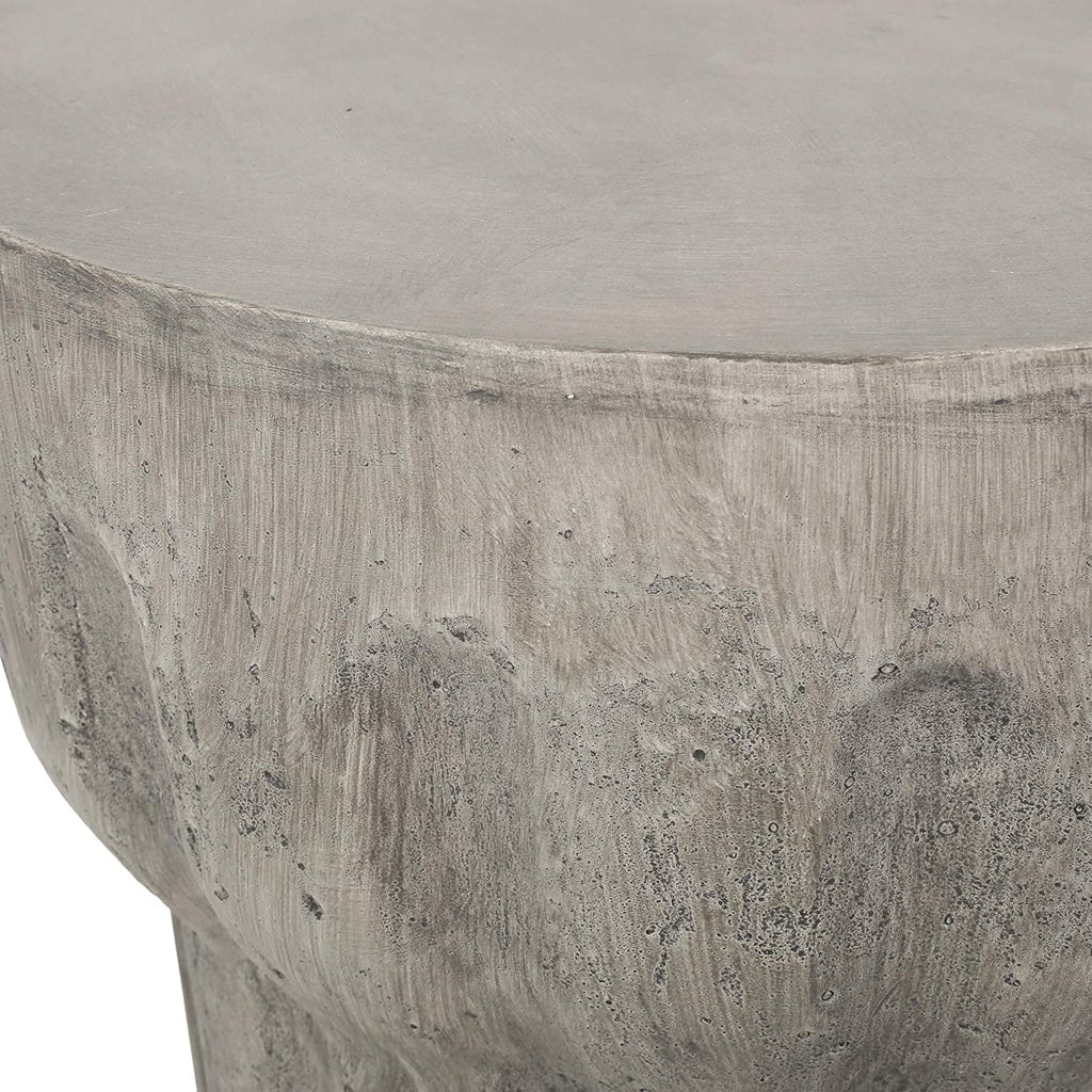TJUNBOLIFE Matthew Indoor Contemporary Lightweight Accent   Concrete Finish