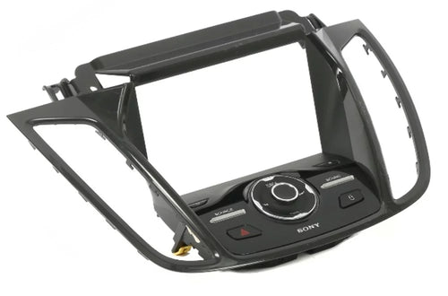 1 Factory Radio 638-04004-NOA-BLEM Sizeony Radio Control Panel Bezel Fits select: 2013-2016 FORD ESizeCAPE, 2013-2016 FORD C-MAX