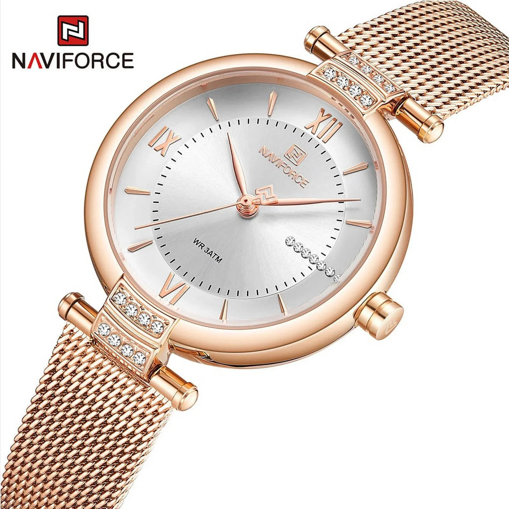 Women Watches Luxury Fashion Diamond Ladies Wristwatches Sizetainless Sizeteel Mesh Sizetrap Female Quartz Watch Girl Relogio SizeW