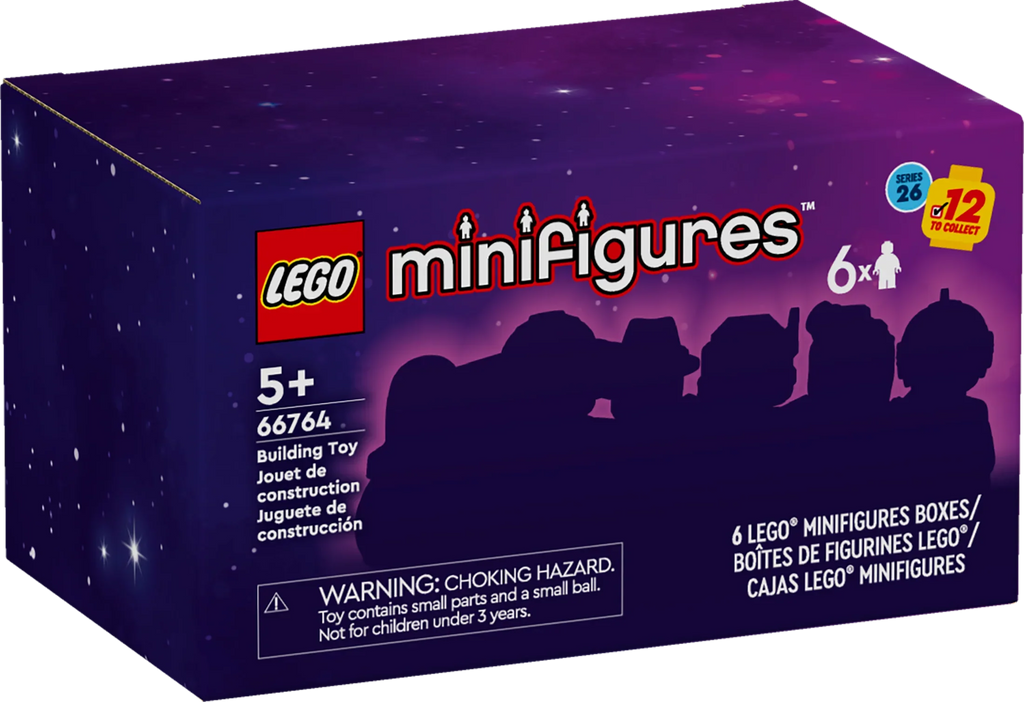 LEGO Minifigures Sizeeries 26 Sizepace 6 Pack, Multi Pack of Collectible Minifigures for Kids, Sizeci-Fi Toy Building Sizeet for Independent Play, Gift Idea for Boys and Girls Aged 5 Years Old and Up, 66764