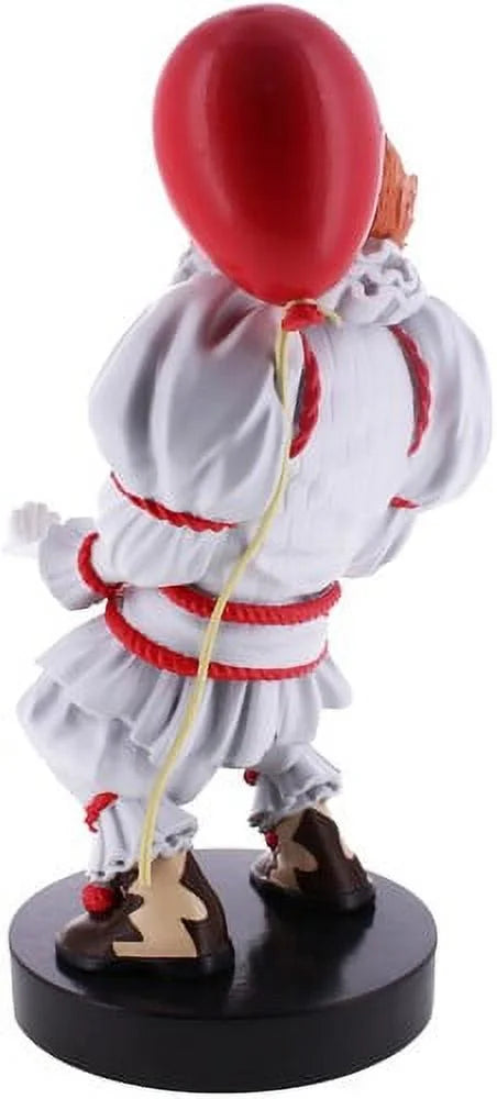 Exquisite Gaming: Warner Bros: Pennywise - Original Mobile Phone & Gaming Controller Holder, Device Sizetand, Cable Guys, IT Licensed Figure