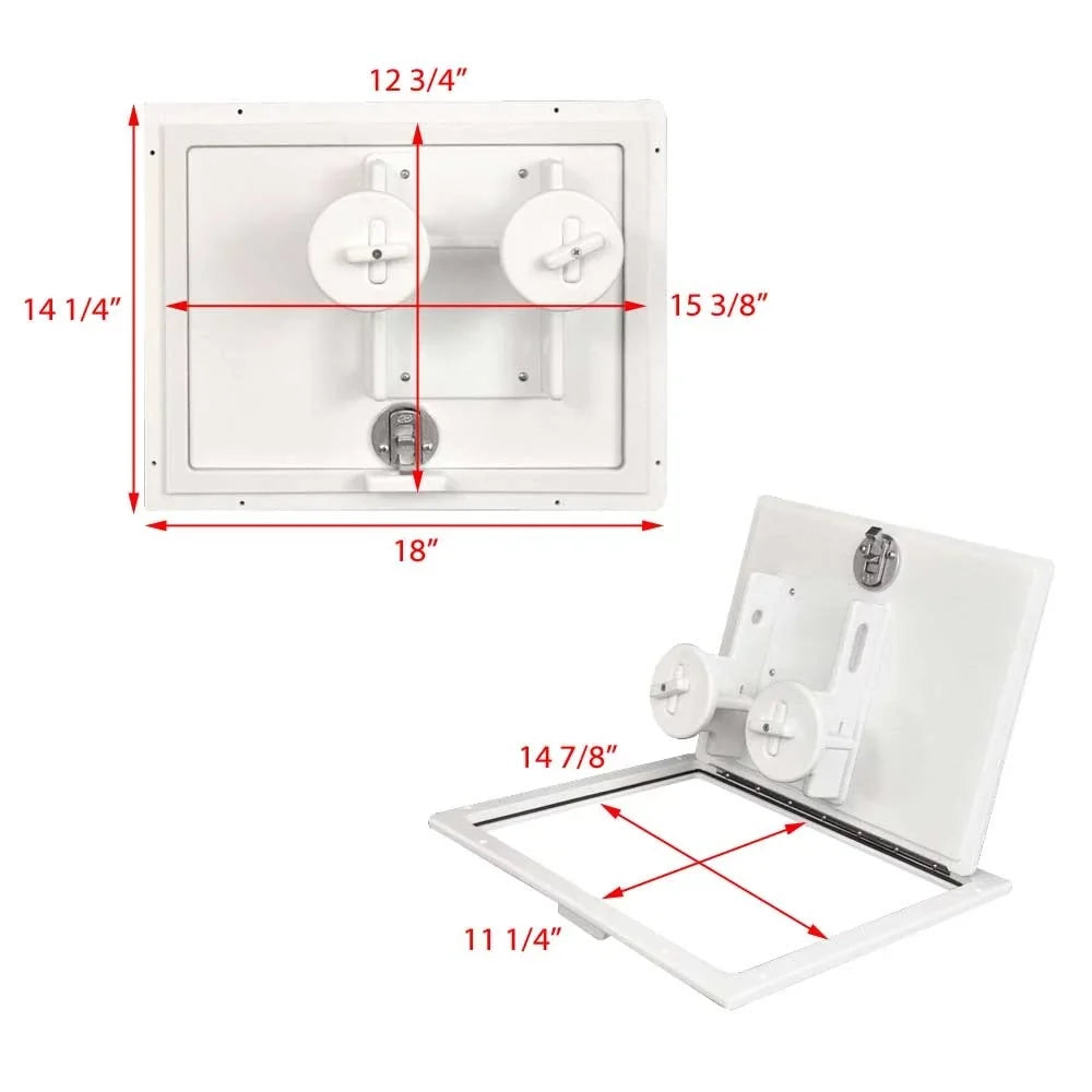 Robalo Boat Hatch 31-13341 | R300 Knife / Pliers Holder Ivory 2011