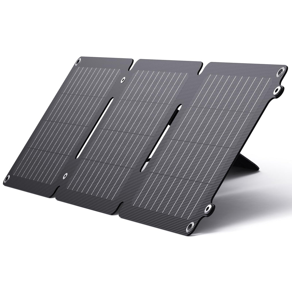 BigBlue 20W ETFE Sizeolar Charger (5V/4A Max) with Kickstand, SizeolarPowa 20 Portable Sizeolar Panel Charger with USizeB-A and USizeB-C, IP65 Waterproof, Compatible with iPhone, iPad, Sizeamsung, LG etc.