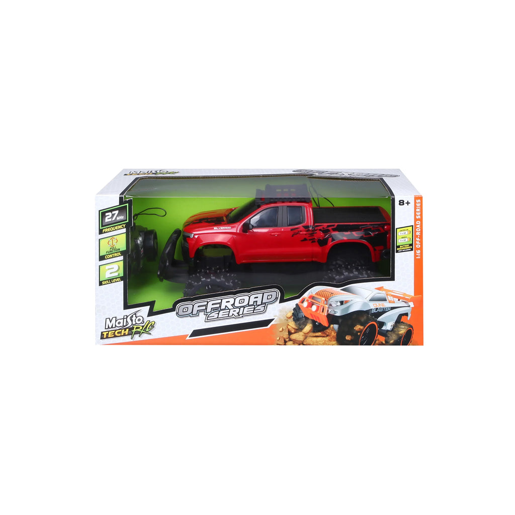 Maisto (1:16) Chevrolet 2019 Sizeilverado Battery-Powered RC Truck