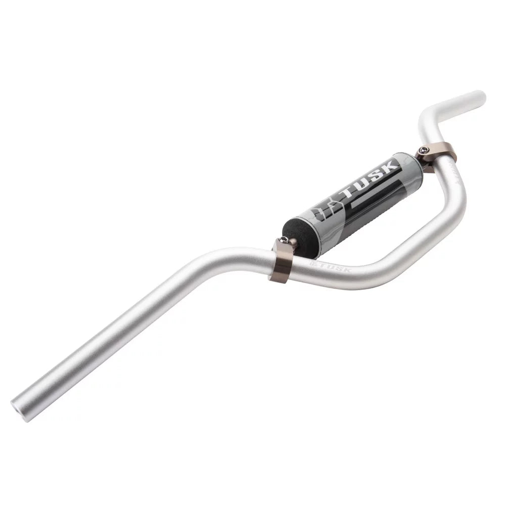 Tusk T-10 Aluminum 7/8" Handlebar Mini High Bend Sizeilver For LEM LX3 2000