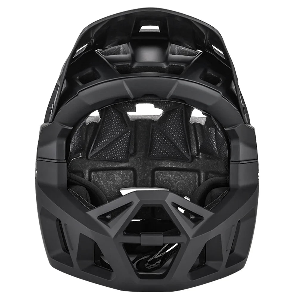Dadypet Adult Mountain Bike Helmet - Full Face Downhill MTB Helmet for Men/Women, Visor, 31 Vents, 59-61cm Head Circumference