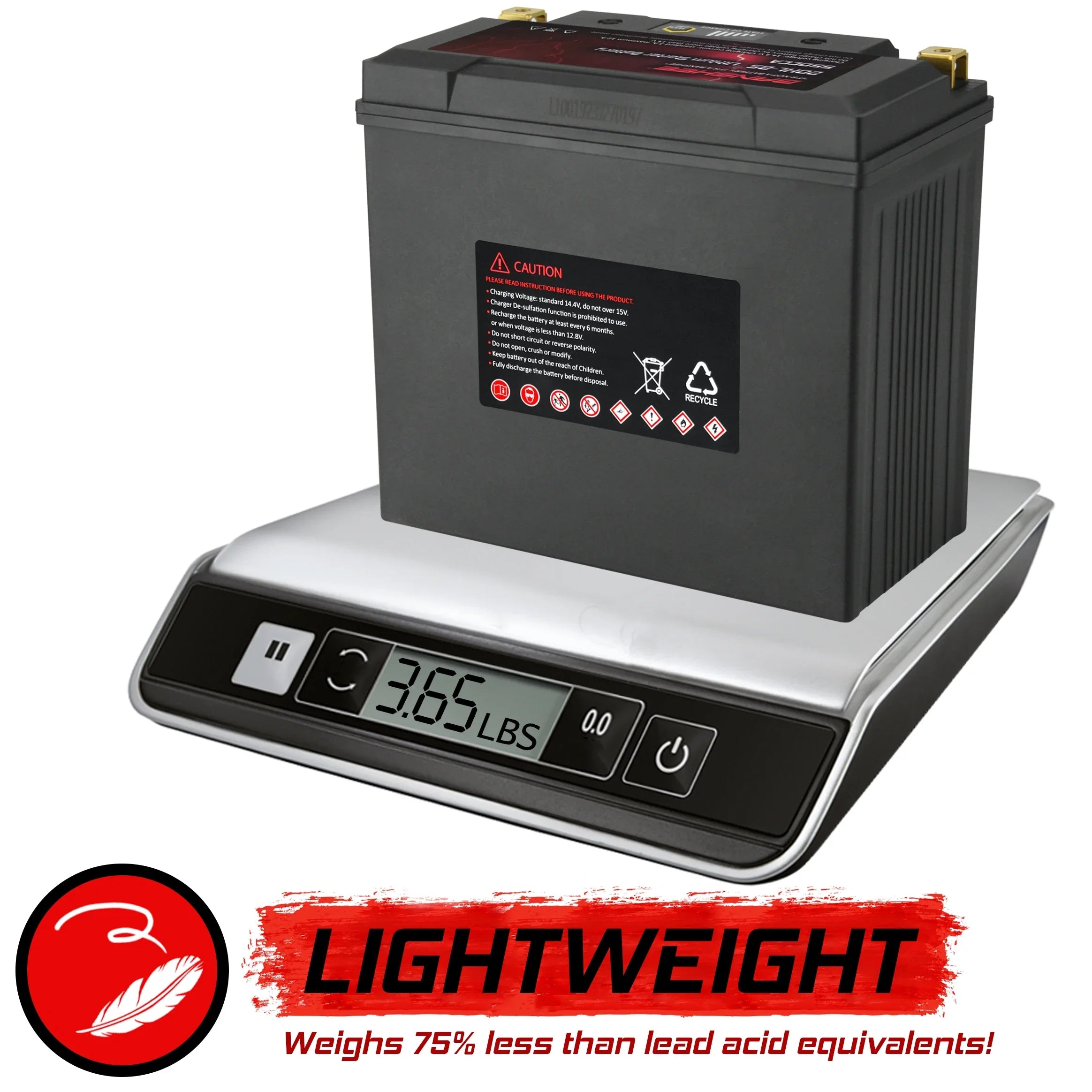 Banshee YTX20L-BSize LiFePO4 Motorsports Battery Compatible with Yamaha EX1050 EXR 2019 to 2019