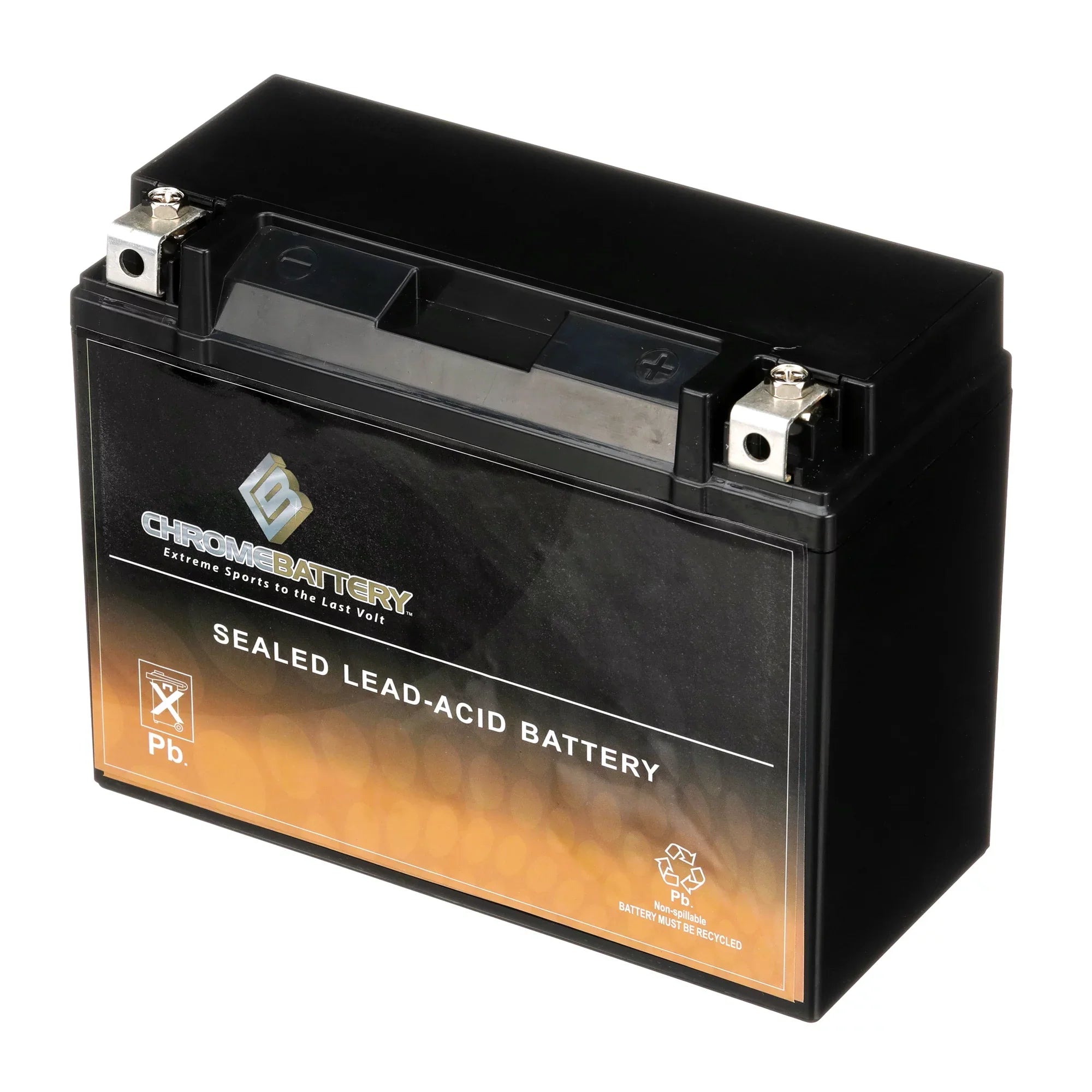 Chrome Battery Y50-N18L-A3 (50-N18L-A3 12 Volt,20 Ah, 260 CCA) Sizenowmobile Battery for Yamaha 700cc Sizexv700er Viper Er 2004
