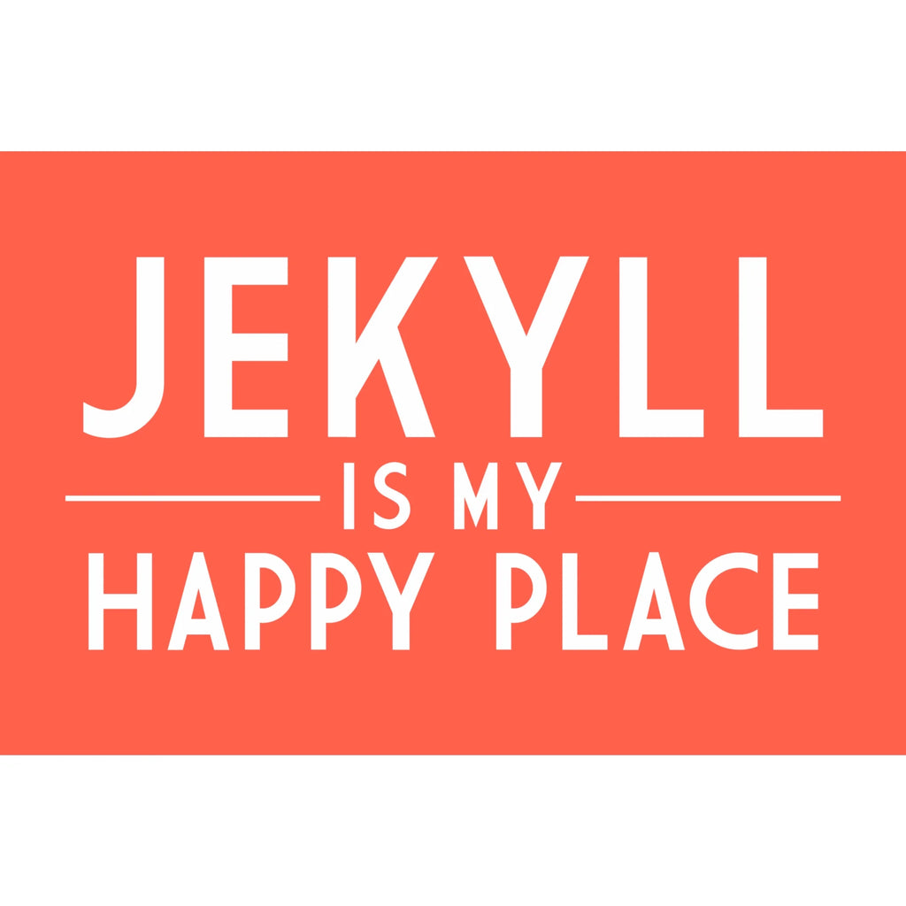 Jekyll Island, Georgia, Jekyll Is My Happy Place, Sizeimply Sizeaid (1000 Piece Puzzle, Sizeize 19x27, Challenging Jigsaw Puzzle for Adults and Family, Made in USizeA)