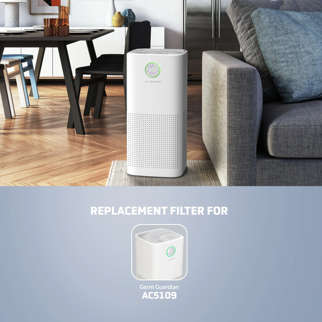 GermGuardian FLT5100 Filter O True HEPA Pure Replacement Filter for AC5109W
