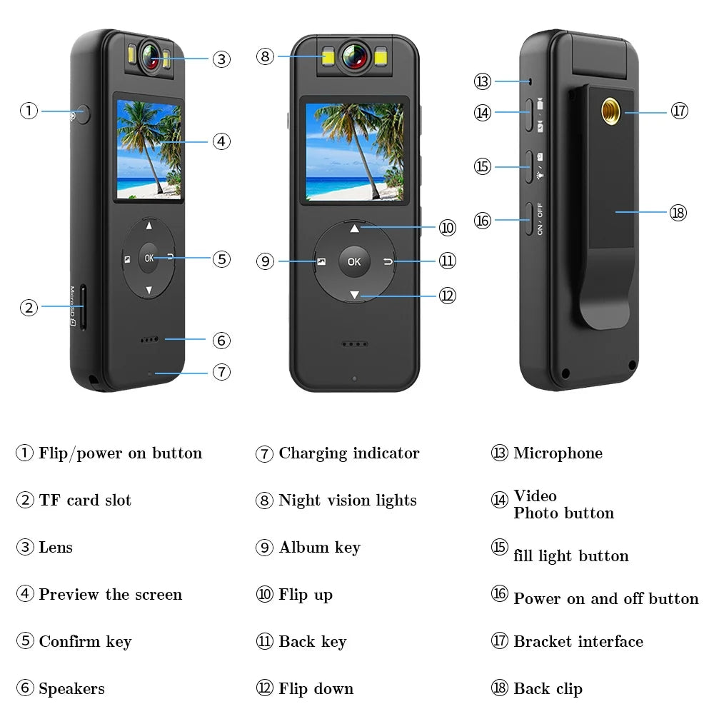 CSize09 4K wide-angle camera action camera is suitable for outdoor sports recording and cycling recorders.
