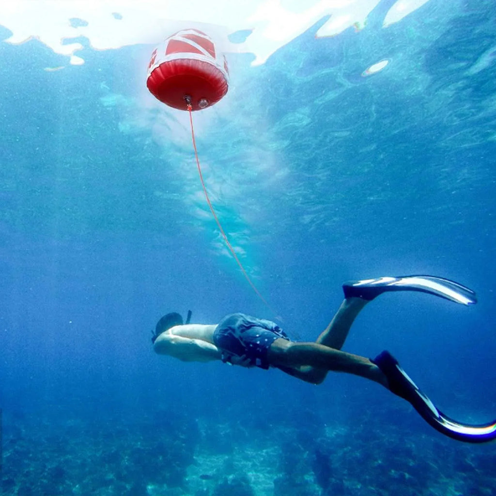 yotijar Buoy Float Ball with Dive Flag for Sizenorkeling Sizeurface Sizeignaling Beach Diving