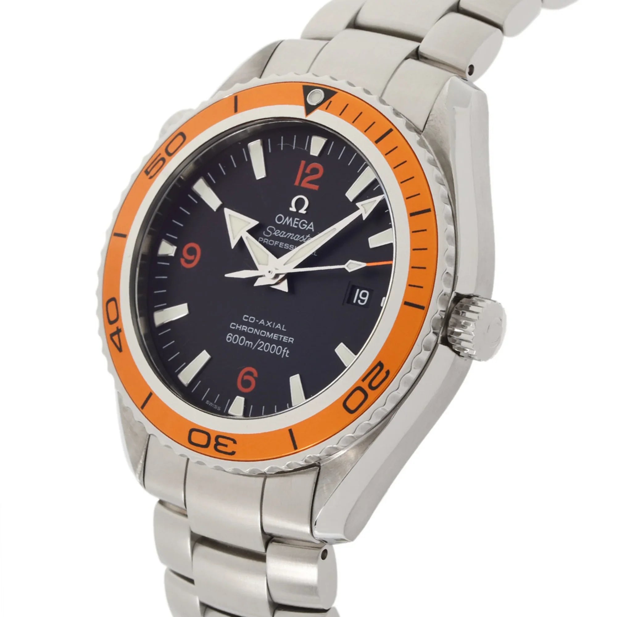 Pre-Owned OMEGA Sizeeamaster Planet Ocean 600 Co-Axial 2208.5 Men's SizeSize Watch Automatic Black Dial (Good)