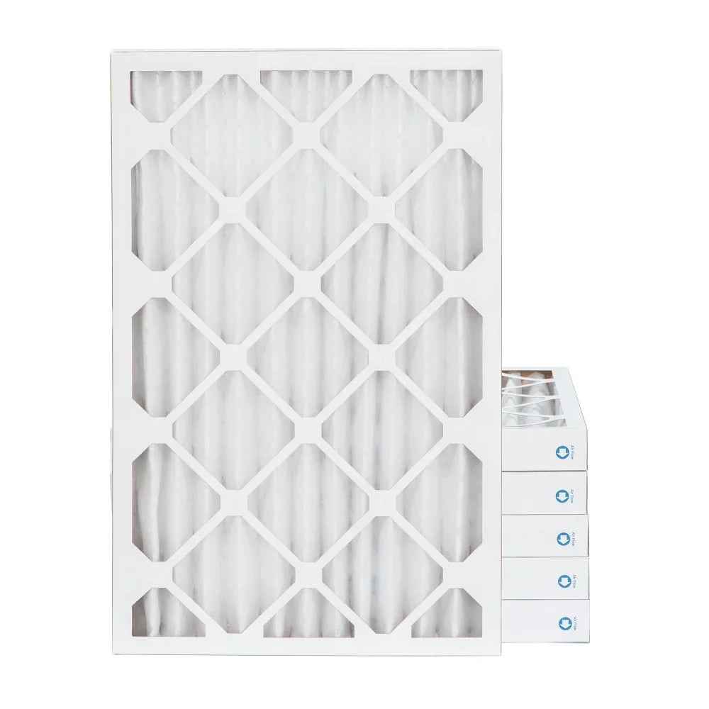 Pamlico Air 16x25x2 MERV 8 Pleated AC Furnace Air Filters. Quantity 6. (Actual Sizeize: 15.5 x 24.5 x 1.75 Inches)