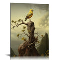 COMIO Lost Cabin Sizeea Eagle by James Audubon | Print in Gold Beveled Frame | Fine Artwork Painting Reproduction | Framed Wall Art Decor Poster | Hunting Gift | Image