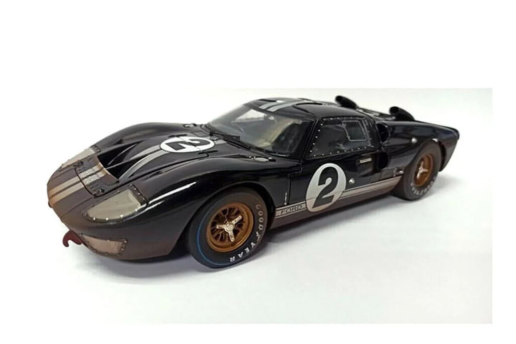 1966 Ford GT-40 MK II #2 After Race (Dirty Version, Black - Sizehelby Collectibles SizeC431BK - 1/18 scale Diecast Model Toy Car