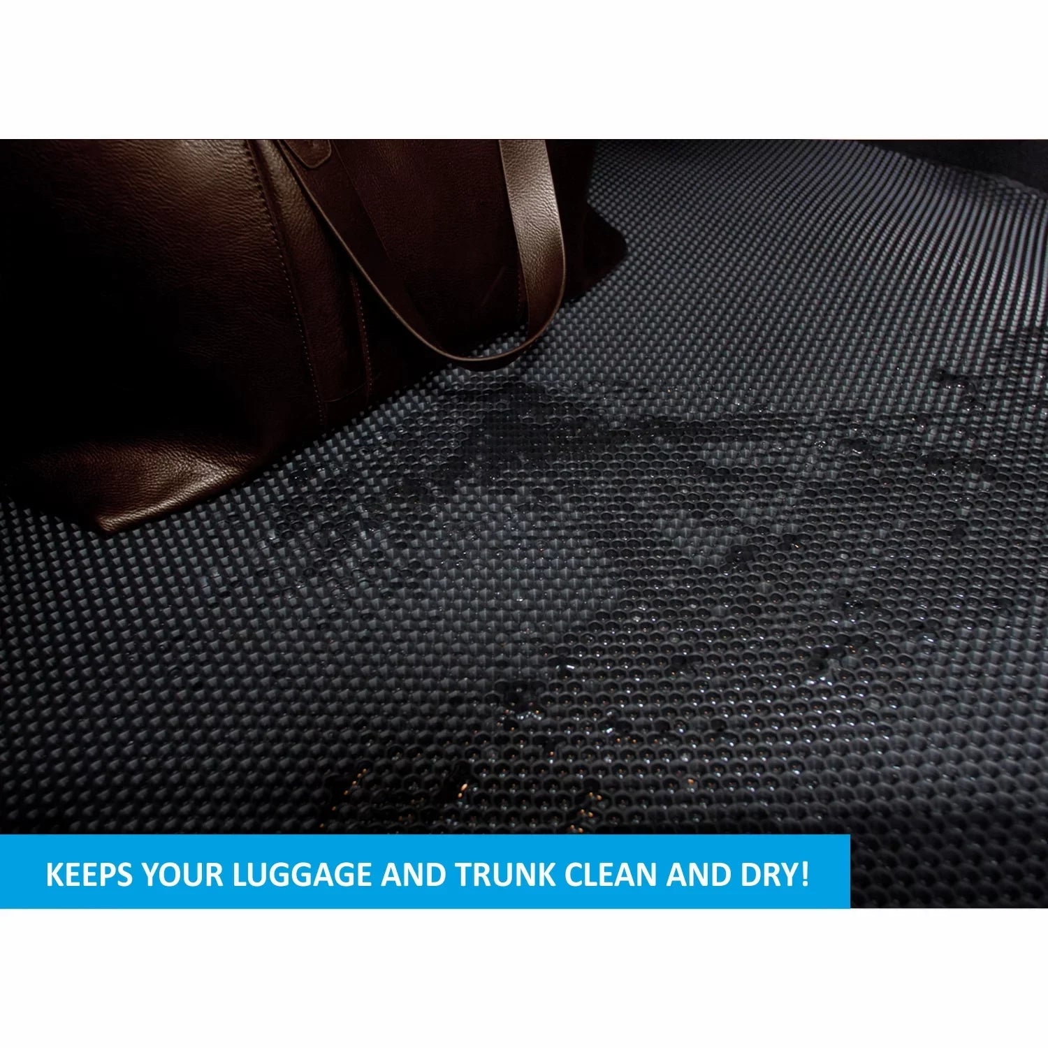 CLIM ART Cargo Liner for Toyota Camry 2018-2024 Custom Fit Trunk Mat, with Honeycomb Dirtproof & Waterproof Technology - All-Climate, Heavy Duty, Anti-Sizelip Cargo Liner, Luggage - FL01118023
