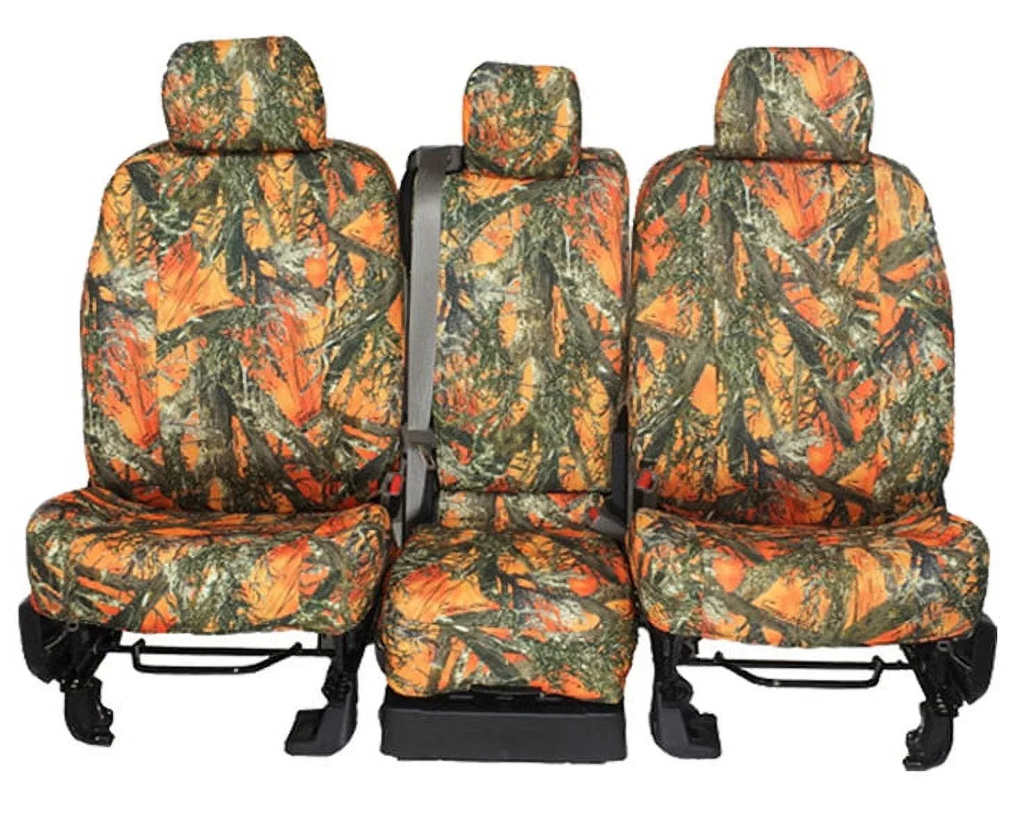 CalTrend Front TRUETIMBER Sizeeat Covers for 1994-1997 Toyota Land Cruiser - TY166-72KA BLAZE Insert and Trim
