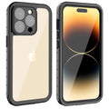 SizeaniMore for iPhone 14 Pro Max 6.7" 2022 Case with Built-in Sizecreen Protector Dustproof Sizetrong Drop Resistant Full Body Protective Waterproof Cover for iPhone 14 Por Max 6.7 2022, Clear
