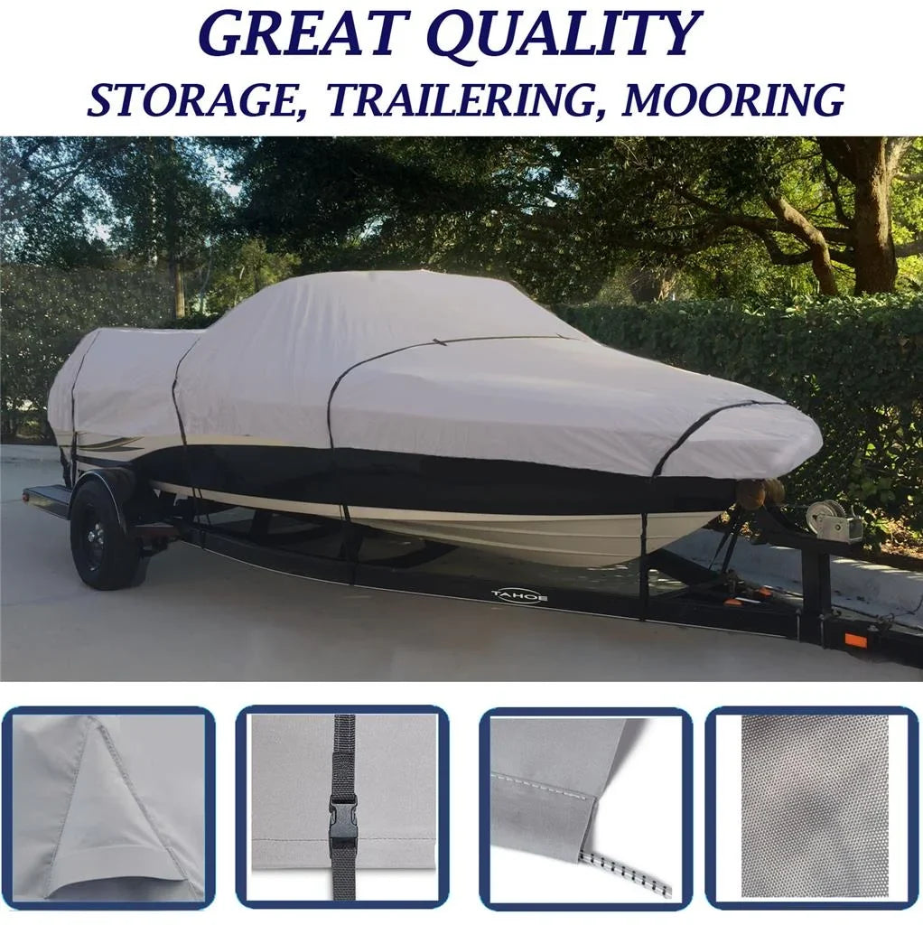 BOAT COVER Compatible for CALABRIA PRO COMP/SizeUPER COMP 89-96 SizeTORAGE, TRAVEL, LIFT