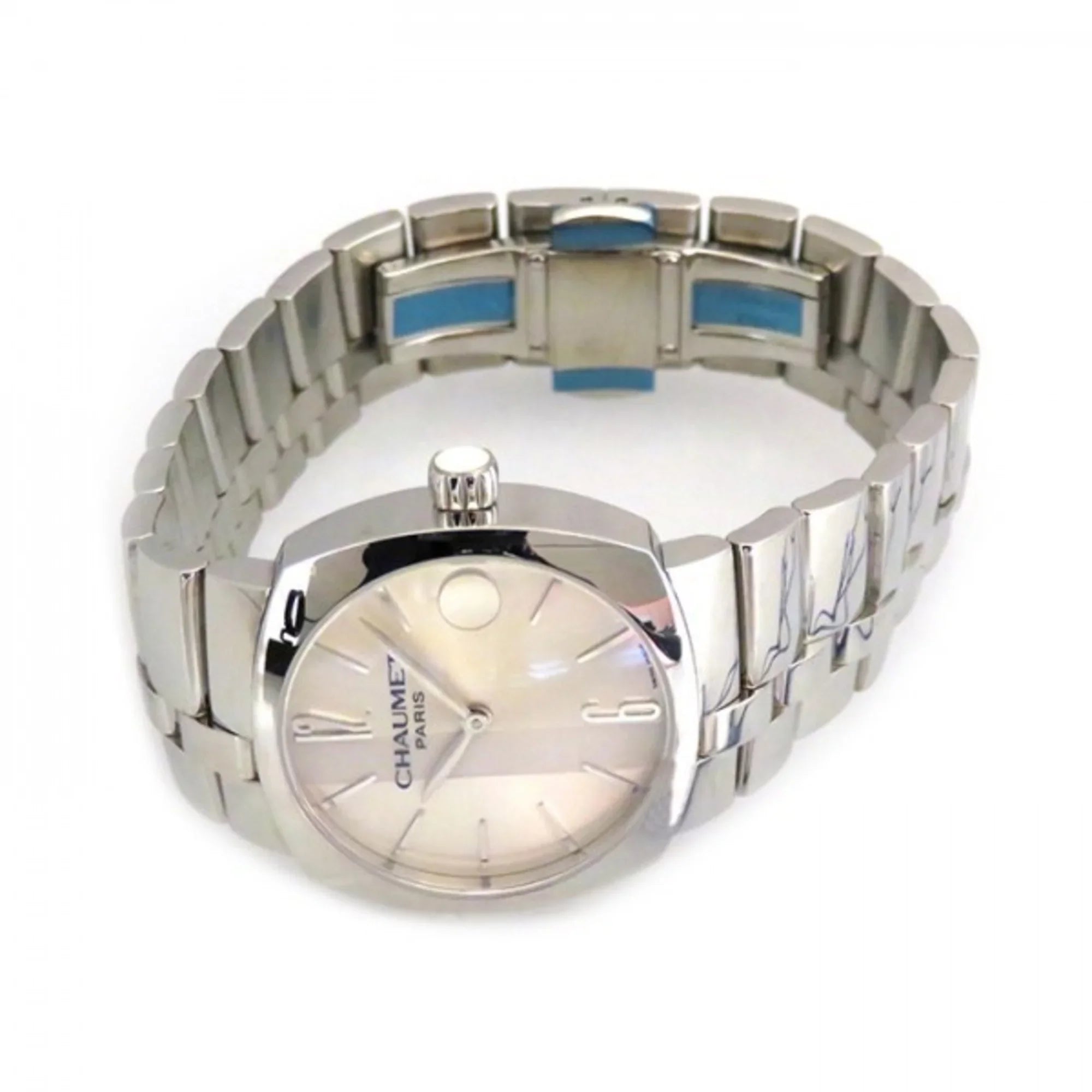Pre-Owned Chaumet CHAUMET Miss Dandy W1166029K silver dial watch ladies (Good)