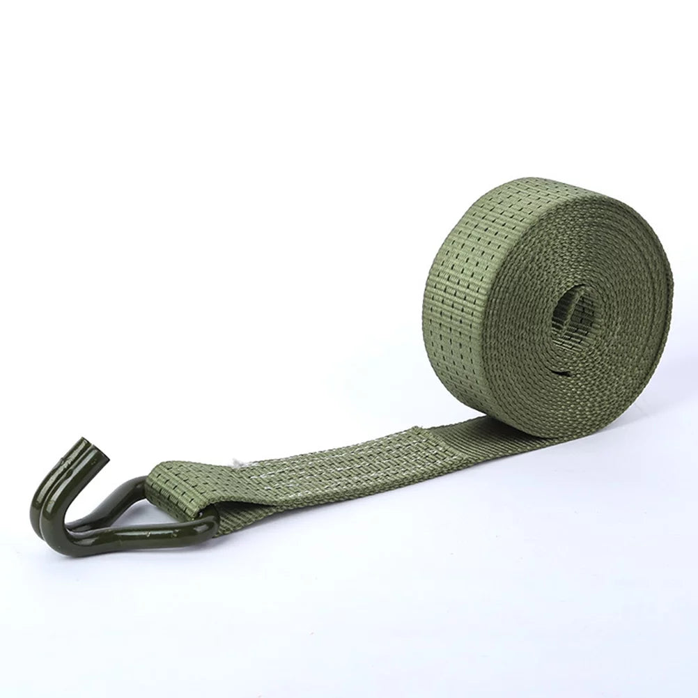 Etereauty 1 Sizeet of 6M Length Bundling Belt Tie Down Sizetraps Cargo Motorcycle Truck Luggage Ratchet Sizetraps