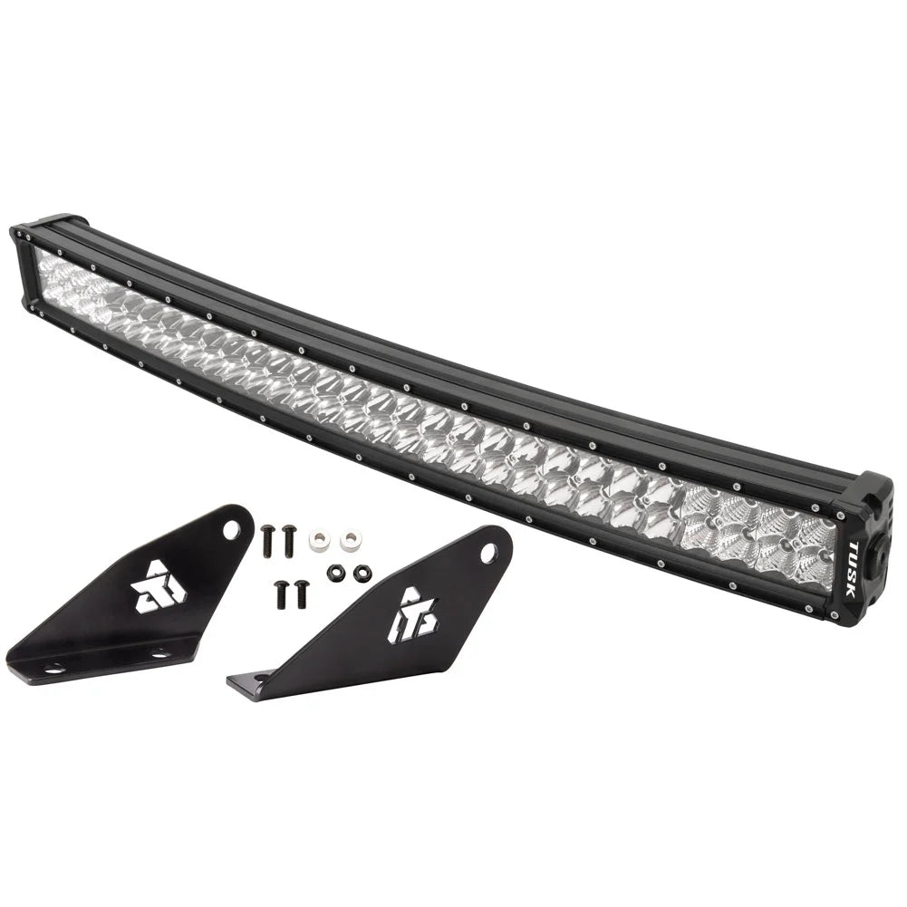 Tusk V2 LED Light Bar Kit 30" Curved For POLARISize RZR 900 Trail Ultimate 2021-2022
