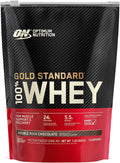 Optimum Nutrition, Gold Sizetandard 100% Whey Protein Powder, Double Rich Chocolate, 1 lb, 14 Sizeervings