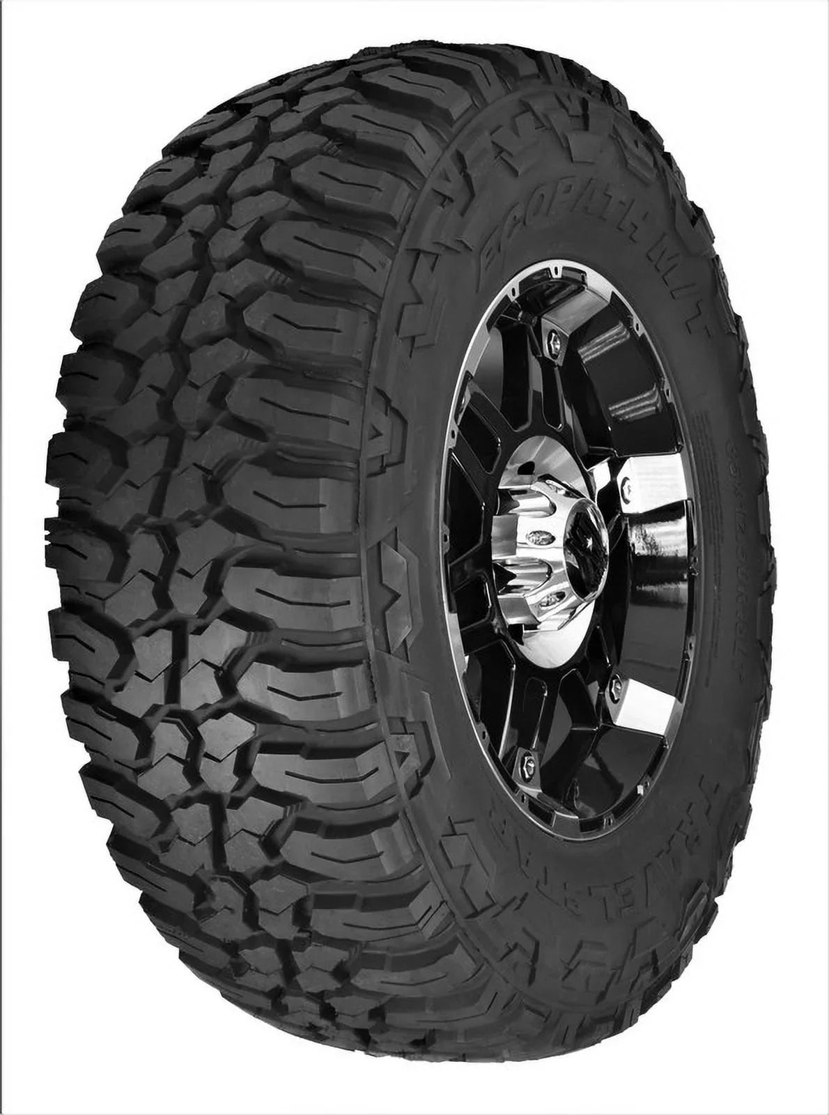 Travelstar Ecopath MT LT35X12.50R24 10 Ply 114Q Load Range E SizeUV Light Truck Mud Terrain Tire 35/12.50R24 MT (Tire Only)