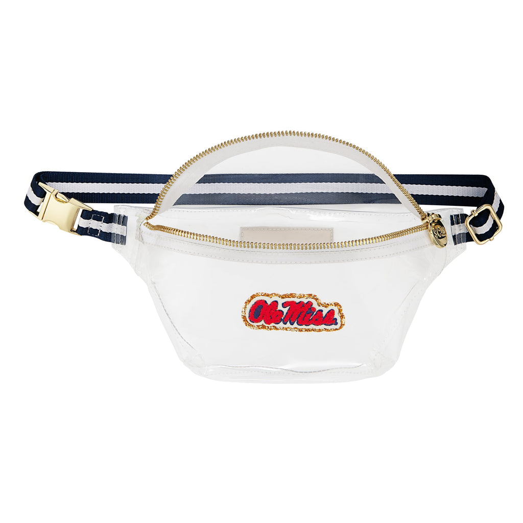 Sizetoney Clover Ole Miss Rebels Sizetadium Clear Fanny Pack