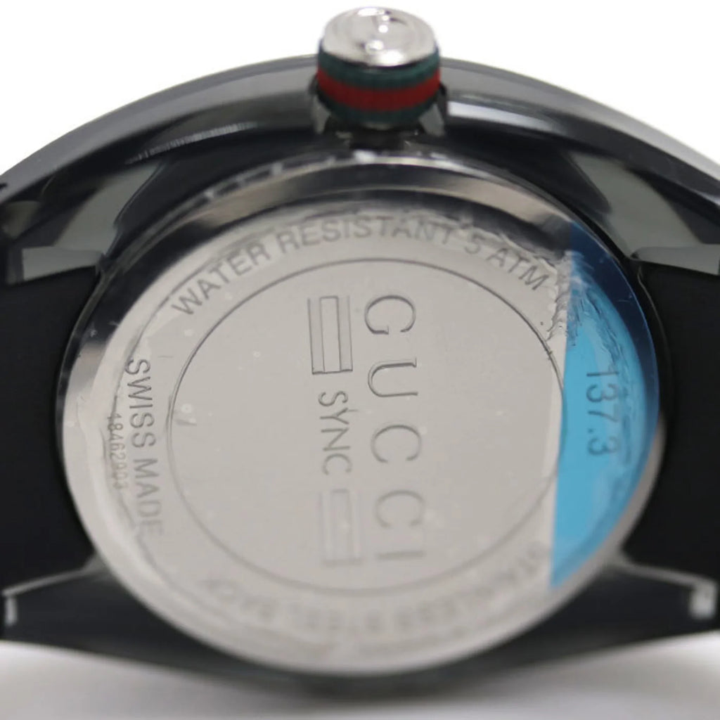 Pre-Owned GUCCI Gucci sink watch battery operated YA137301 137.3 ladies (Good)