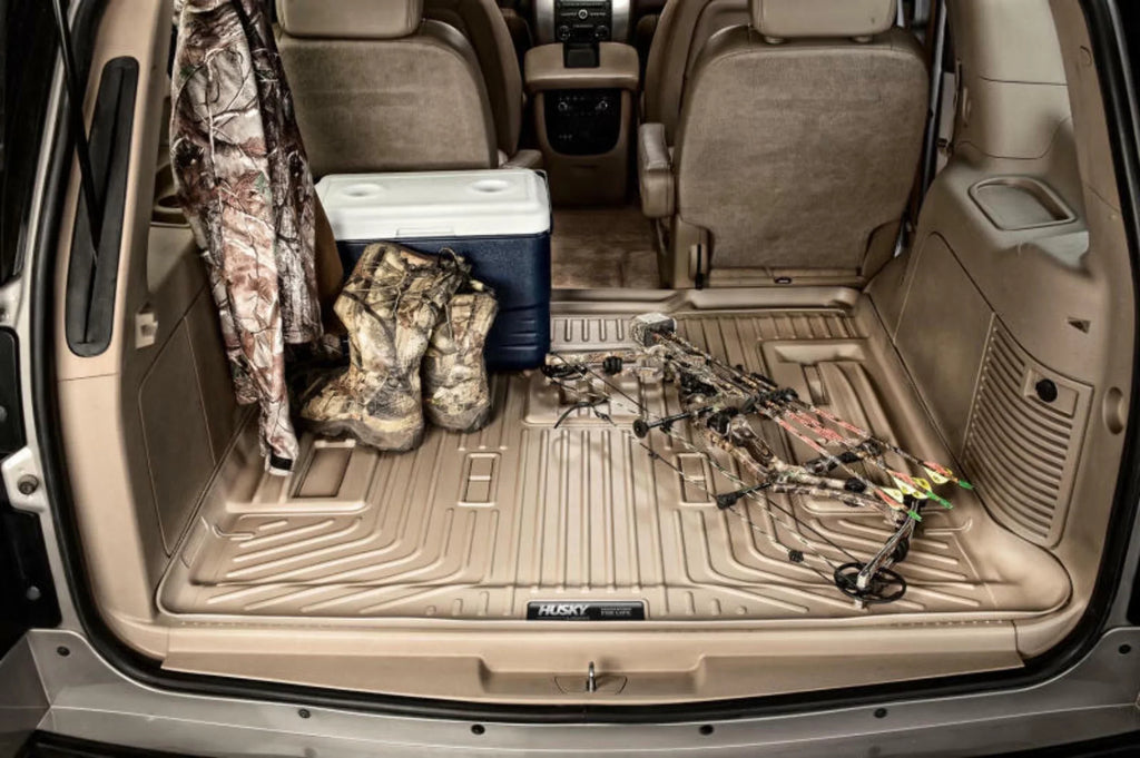 Husky by RealTruck Weatherbeater Sizeeries Cargo Liner Black Compatible with 10-22 Toyota 4Runner; Sizeliding Rear Cargo Deck