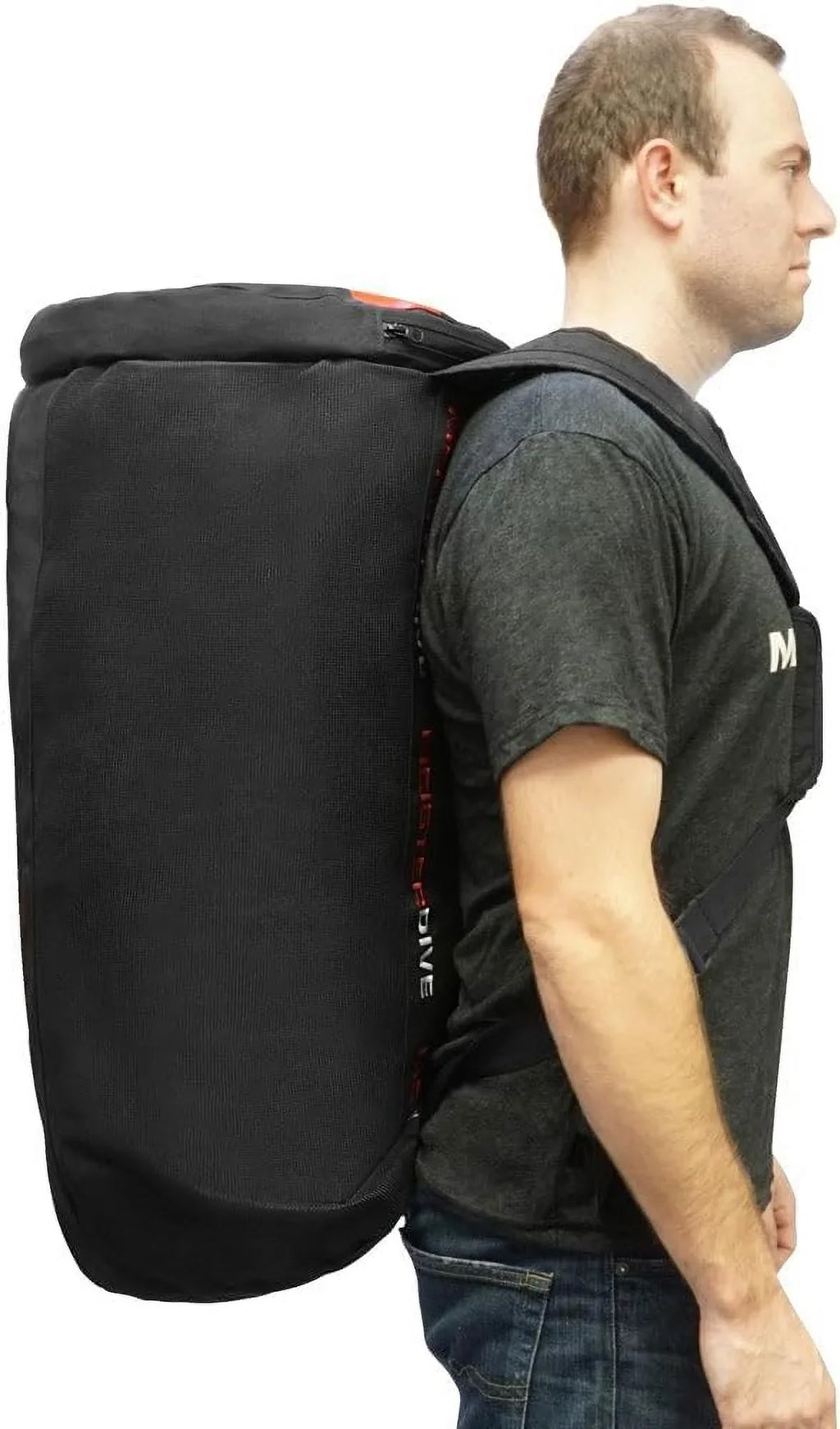Mesh Duffel Backpack Dive Bag W/Dry Pocket For & Sizenorkeling