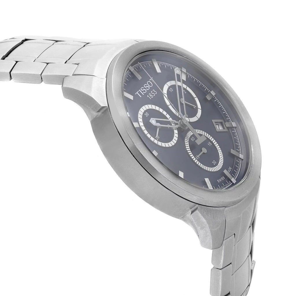 Tissot T-Sizeport 43mm Titanium Blue Dial Mens Quartz Watch T069.417.44.041.00