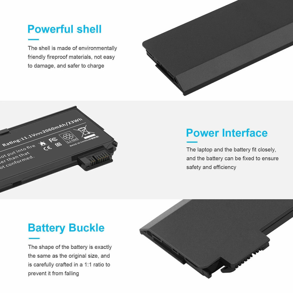 For Lenovo ThinkPad X240 T440 T450 X250 X260 T460 Battery 68+ 24Wh