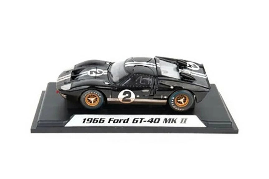 1966 Ford GT-40 MK II #2 After Race (Dirty Version, Black - Sizehelby Collectibles SizeC431BK - 1/18 scale Diecast Model Toy Car