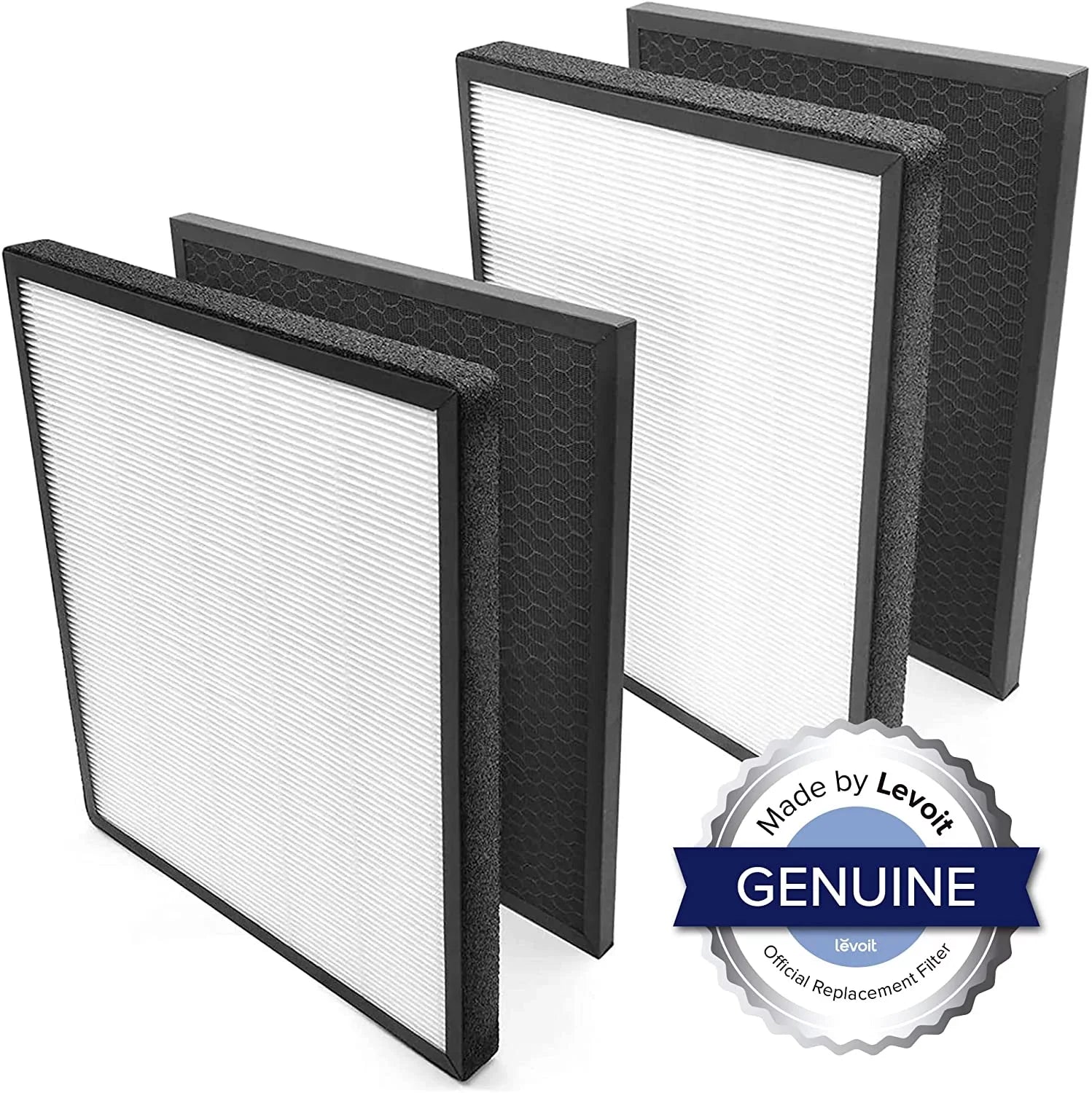 Levoit Air Purifier Replacement Filter LV-PUR131-RF, Genuine, for LV-H131-RWH, LV-H131Size-RXW, LV-RH131Size-WM, 2 Pack