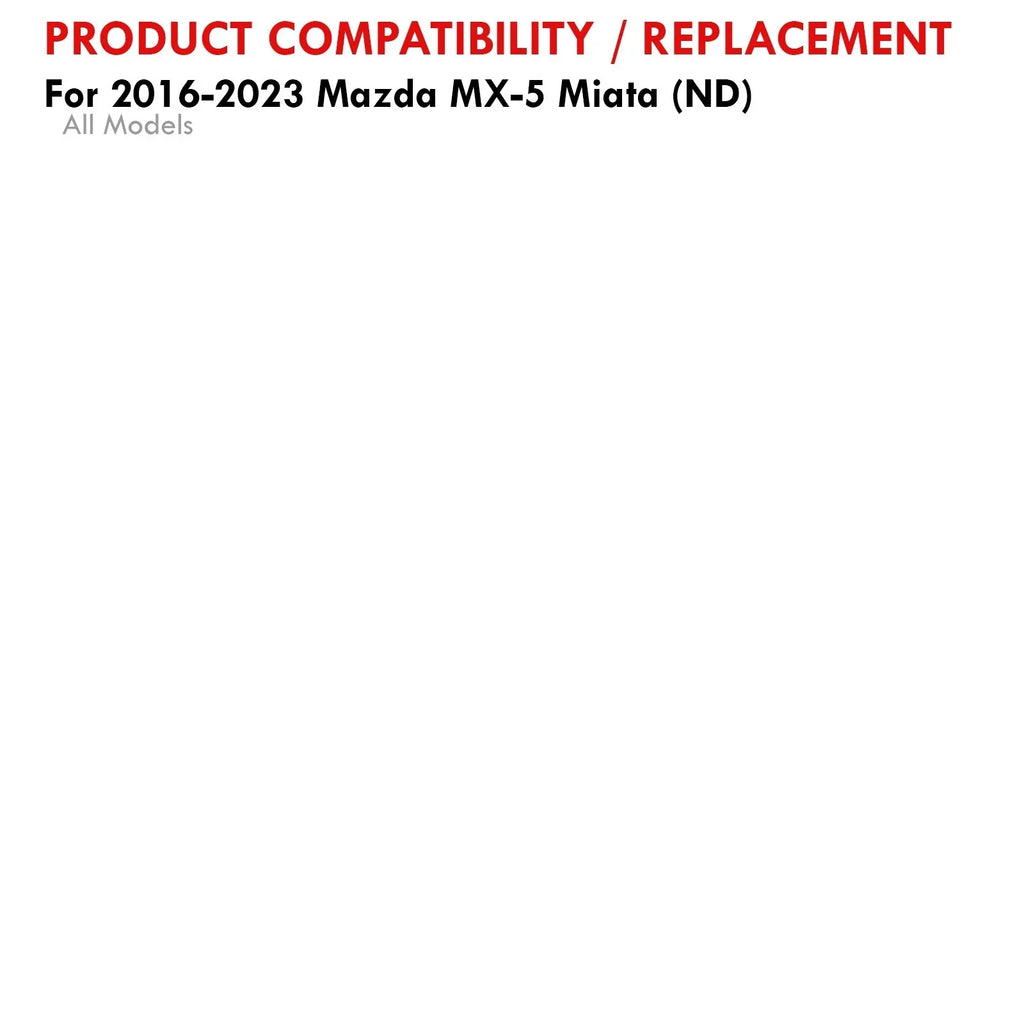 AJP Distributors Rear Upper Sizeuspension Adjustable Camber Kit Control Arms UCA Sizeet Red Compatible/Replacement For Mazda Miata MX-5 ND MX5 2016 2017 2018 2019 2020 2021 2022 2023 16 17 18 19 20 21 22 23