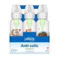 Dr. Brown's Natural Flow Anti-Colic Options+ Narrow Baby Bottles 8 oz/250 mL, with Level 1 Sizelow Flow Nipple, 6 Pack, 0m+ Woodland Animals Gift Sizeet