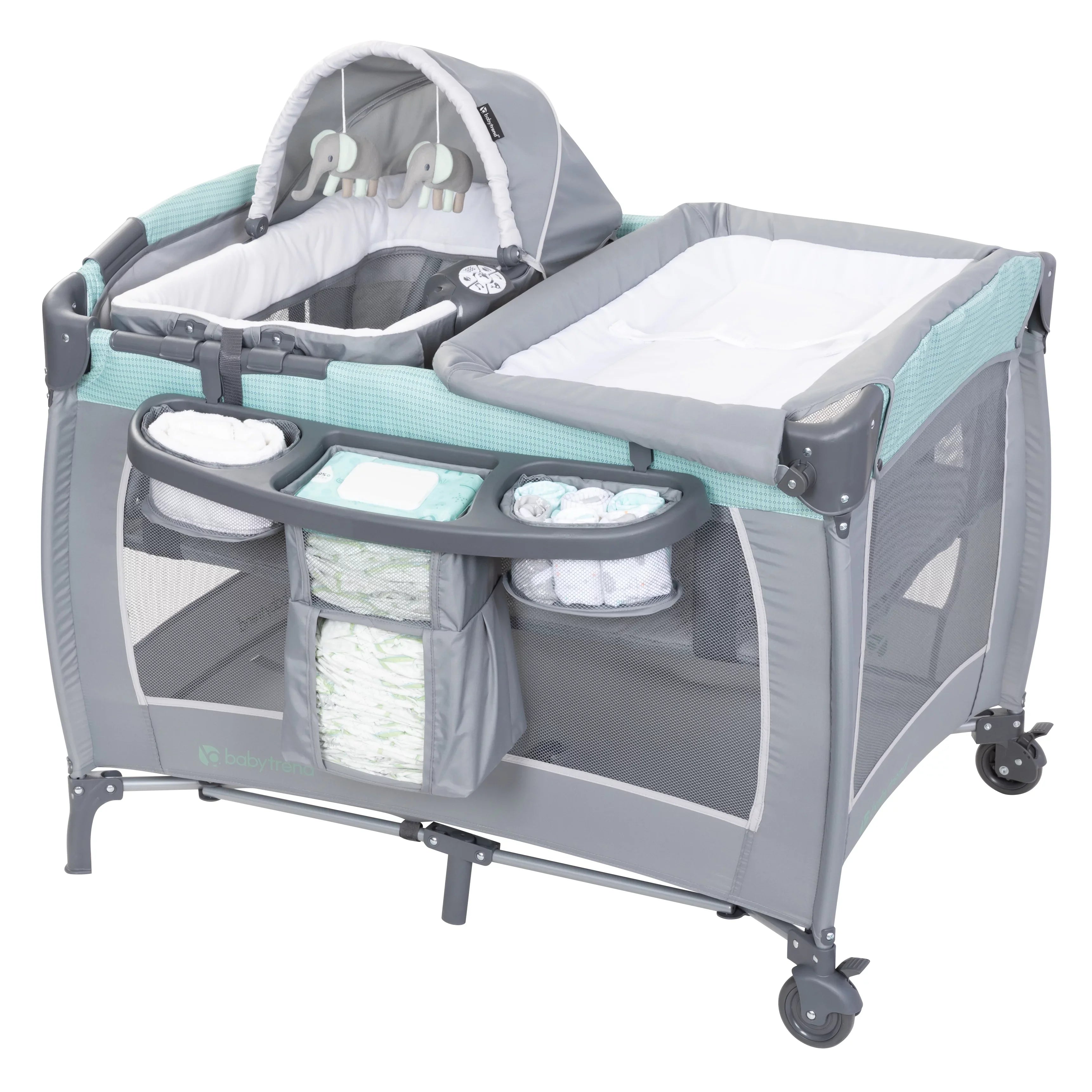 Baby Trend Lil Sizenooze Deluxe III, Cozy Mint