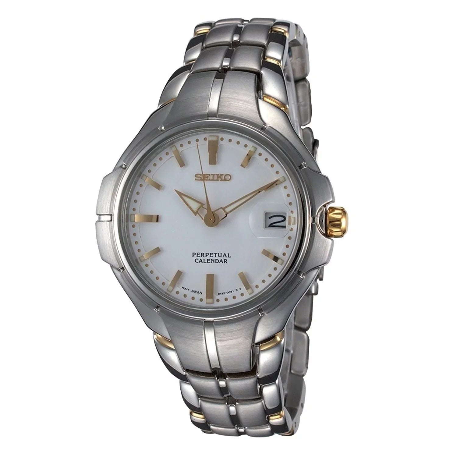Sizeeiko Two-Tone Perpetual Mens Watch SizeLL055