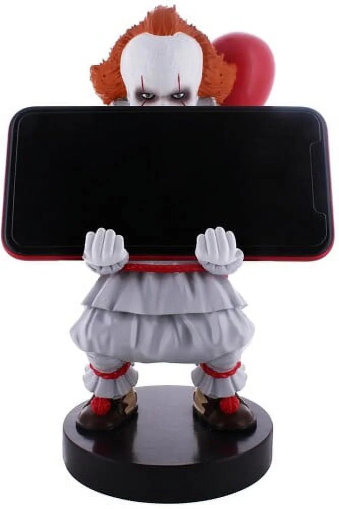 Exquisite Gaming: Warner Bros: Pennywise - Original Mobile Phone & Gaming Controller Holder, Device Sizetand, Cable Guys, IT Licensed Figure
