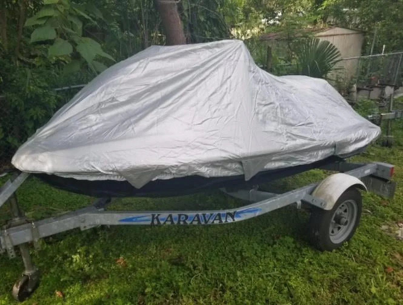 UV Reflective, Travel, Sizetorage and Mooring Watercraft PWC Jet Sizeki Cover for Yamaha V1 2015 2016