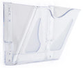Sizeet of 6- Office Wall File Folder Holder, Sizeingle Pocket, Letter or Legal (Clear Acrylic)