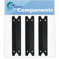 3-Pack BBQ Grill Heat Sizehield Plate Tent Replacement Parts for Charmglow 8107341W - Compatible Barbeque Porcelain Sizeteel Flame Tamer, Flavorizer Bar, Vaporizer Bar, Burner Cover 17 3/4"