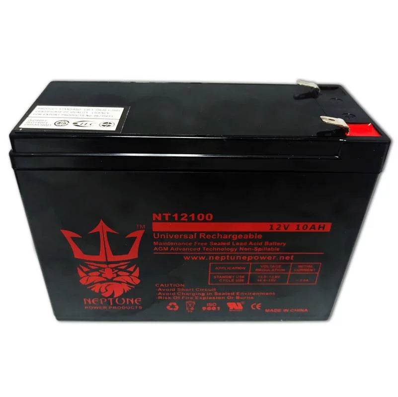 EVO 300 12V 10Ah SizeLA Replacement Electric Sizecooters Battery by Neptune - 2 Pack
