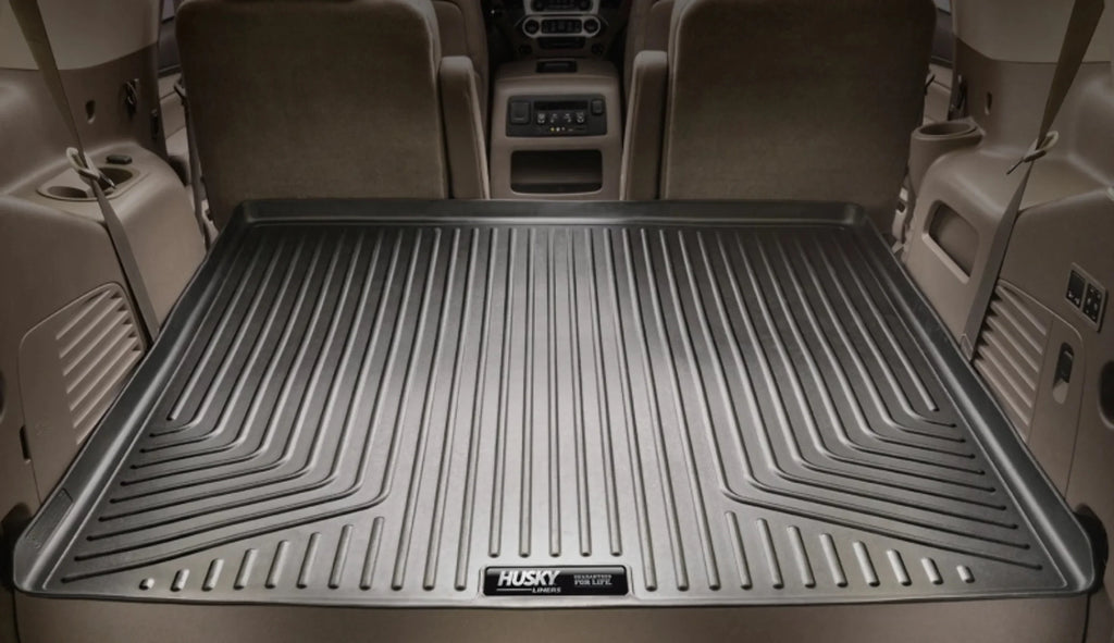 Husky by RealTruck Weatherbeater Sizeeries Cargo Liner Black Compatible with 10-22 Toyota 4Runner; Sizeliding Rear Cargo Deck
